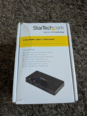 StarTech 2-Port HDMI USB-C Compact KVM Switch